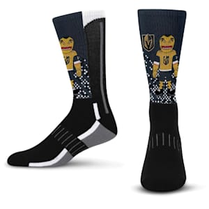 For Bare Feet Mascot Linedrive Sock - Vegas Golden Knights - Youth