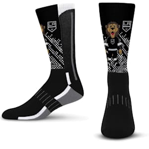 For Bare Feet Mascot Linedrive Sock - LA Kings - Youth