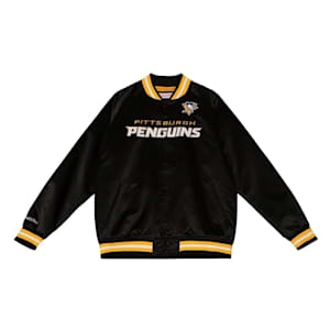 Mitchell & Ness Lightweight Satin Jacket - Pittsburgh Penguins - Youth