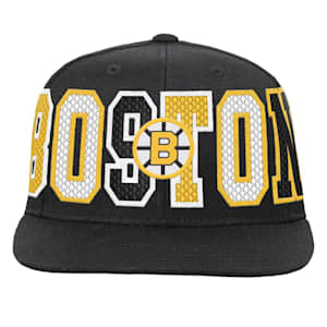 Mitchell & Ness Varsity Bust Snapback Hat - Boston Bruins - Youth