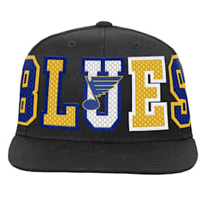 Mitchell & Ness Varsity Bust Snapback Hat - St. Louis Blues - Youth