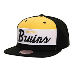 Mitchell & Ness Retro Sport Snapback Hat - Boston Bruins - Adult