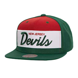 Mitchell & Ness Retro Sport Snapback Hat - New Jersey Devils - Adult