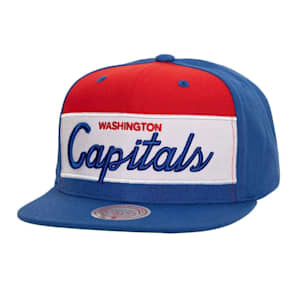 Mitchell & Ness Retro Sport Snapback Hat - Washington Capitals - Adult