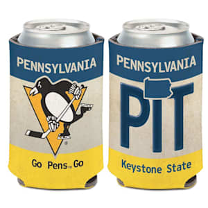 Wincraft 12oz Can Cooler License Plate - Pittsburgh Penguins