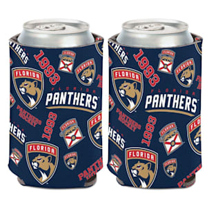 Wincraft 12oz Can Cooler Scatter Print - Florida Panthers