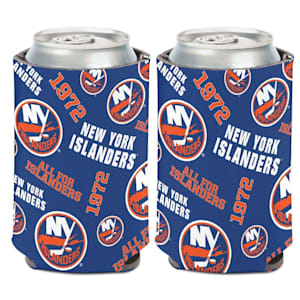 Wincraft 12oz Can Cooler Scatter Print - New York Islanders