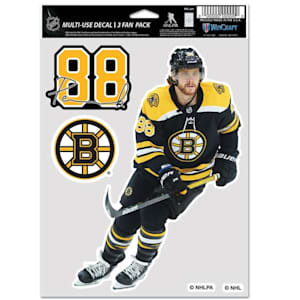 Wincraft Multi-Use Player Decal 3 Fan Pack - Boston Bruins