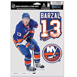 Wincraft Multi-Use Player Decal 3 Fan Pack - NY Islanders