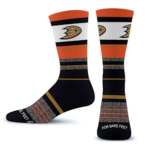 For Bare Feet Friday Crew Sock - Anaheim Ducks - Adult