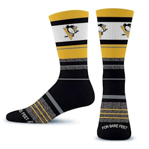 For Bare Feet Friday Crew Sock - Pittsburgh Penguins - Adult