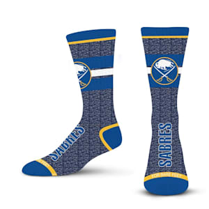 For Bare Feet Spotlight Crew Sock - Buffalo Sabres - Adult