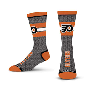 For Bare Feet Spotlight Crew Sock - Philadelphia Flyers - Adult