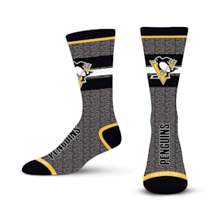 For Bare Feet Spotlight Crew Sock - Pittsburgh Penguins - Adult