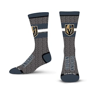 For Bare Feet Spotlight Crew Sock - Vegas Golden Knights - Adult