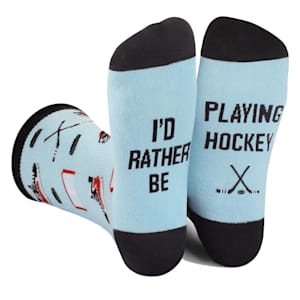 Lavley I'd Rather Be Playing Hockey Socks