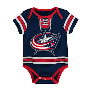 Outerstuff Hockey Pro Team Onesie - Columbus Blue Jackets - Infant