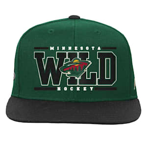 Outerstuff Retro Deadstock Snapback Hat - Minnesota Wild - Youth