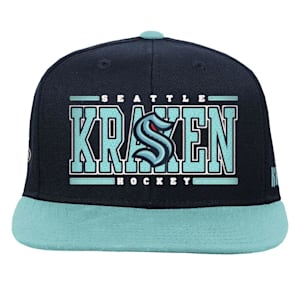 Outerstuff Retro Deadstock Snapback Hat - Seattle Kraken - Youth