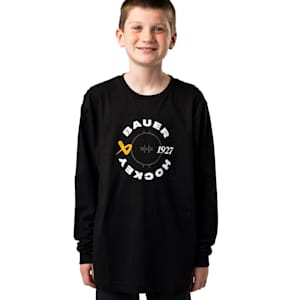 Bauer Graphic Long Sleeve Tee Shirt - Youth