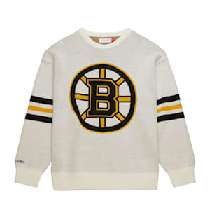 Mitchell & Ness Retro Helmet Sweater - Boston Bruins - Adult