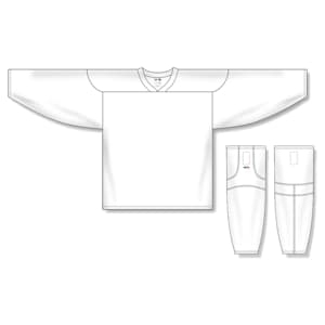 Athletic Knit H6000 Practice Jersey - 000 - White - Custom Design
