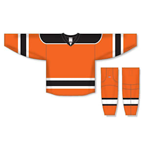 Athletic Knit H7500 Gamewear Jersey - 330 - Orange/Black/White - Custom Design