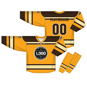 Athletic Knit NHL Sublimated Hockey Jersey - Boston Bruins - BOS368B - Custom Design