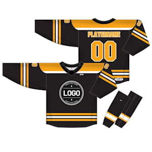 Athletic Knit NHL Sublimated Hockey Jersey - Boston Bruins - BOS396B - Custom Design
