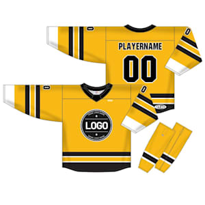 Athletic Knit NHL Sublimated Hockey Jersey - Boston Bruins - BOS554B - Custom Design