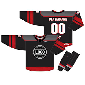 Athletic Knit NHL Sublimated Hockey Jersey - Carolina Hurricanes - CAR404B - Custom Design