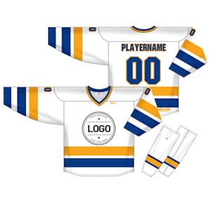 Athletic Knit NHL Sublimated Hockey Jersey - Charlestown Chiefs - CHA386B - Custom Design