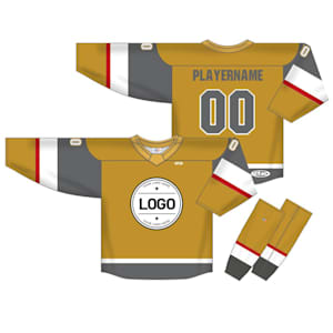 Athletic Knit NHL Sublimated Hockey Jersey - Vegas Golden Knights - LAV625B - Custom Design