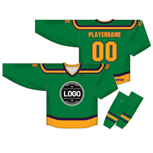 Athletic Knit NHL Sublimated Hockey Jersey - Mighty Ducks - MIG647B - Custom Design