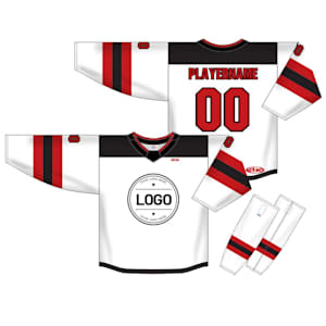 Athletic Knit NHL Sublimated Hockey Jersey - New Jersey Devils - NJE867B - Custom Design