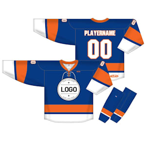 Athletic Knit NHL Sublimated Hockey Jersey - New York Islanders - NYI490B - Custom Design