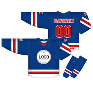 Athletic Knit NHL Sublimated Hockey Jersey - New York Rangers - NYR534B - Custom Design