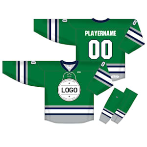 Athletic Knit NHL Sublimated Hockey Jersey - Plymouth Whalers - PLY843B - Custom Design