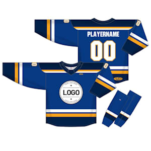 Athletic Knit NHL Sublimated Hockey Jersey - St. Louis Blues - STL857B - Custom Design