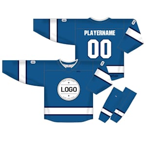 Athletic Knit NHL Sublimated Hockey Jersey - Winnipeg Jets - WIN776B - Custom Design