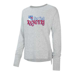Concepts Sports Carousel Long Sleeve Tee Shirt - NY Rangers - Womens