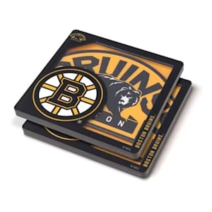 YouTheFan 3D Logo Series Coaster - Boston Bruins