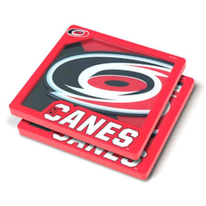 YouTheFan 3D Logo Series Coaster - Carolina Hurricanes