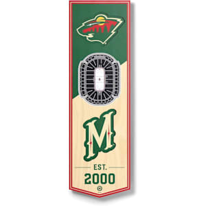 YouTheFan 3D Stadium Banner 6x19 - Minnesota Wild