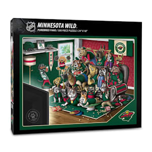 YouTheFan Purebred Nailbiter Puzzle - Minnesota Wild
