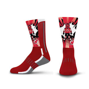 For Bare Feet Mascot Kapow Sock - NJ Devils - Youth