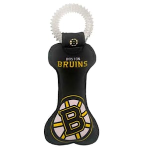 Pets First Dental Rings Tug Toy - Boston Bruins