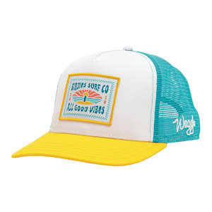 Waggle Golf Birdies Surf Co Trucker Hat - Adult