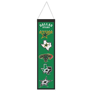 Wincraft Logo Evolution Wool Banner - Dallas Stars