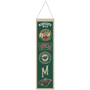 Wincraft Logo Evolution Wool Banner - Minnesota Wild